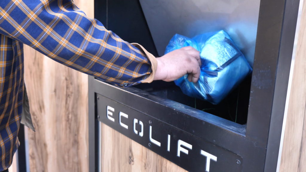 Система подземного сбора и хранения мусора ECOLIFT